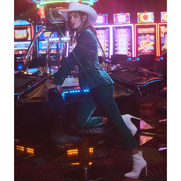 $300 For Love & Lemons Viva Blazer Emerald - Picture 5 of 7